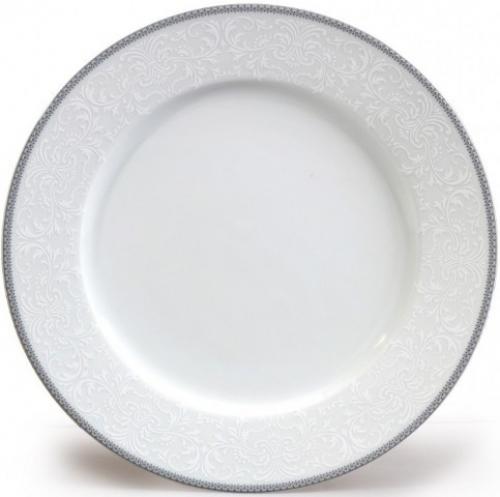 Súprava tanierov 18 dielna ČIPKA SIVÁ Thun Bohemia porcelán