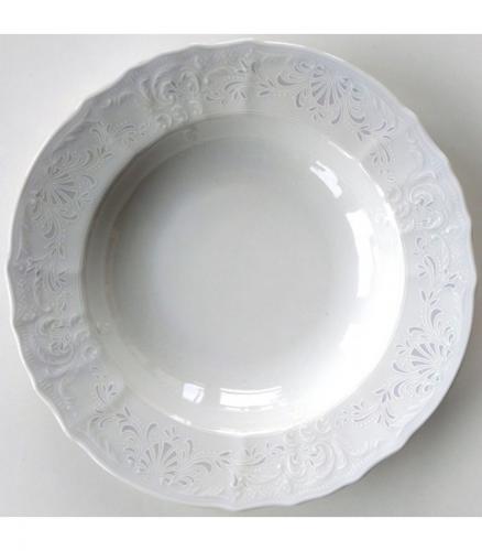 Bernadotte damask súprava tanierov 18 ks Thun Karlovarský porcelán