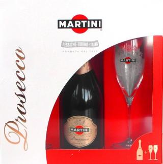 VYPREDANÉ - PROSECCO Martini Darčekový set + 2 poháre, obj. 0,75 L, Alk. 11,5 % obj.