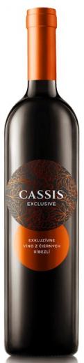 CASSIS EXCLUSIVE Chateau Topoľčianky víno z čiernych ríbezlí, obj. 0,5 L, Alk. 9 % obj.