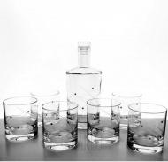 Whisky set - súprava - 7- dielna Swarovski® LINES