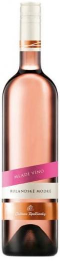 Rulandské Modré rosé Mladé víno Chateau Topoľčianky ružové, obj. 0,75 L. Alk. 12 % obj.