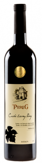 Cuvée Čierny Pereg z čiernych ríbezlí a arónie značkové víno obj. 0,75 Alk. 11% obj.