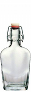 Fľaša Fiaschetta 0,25 L patent ploskačka alkohol Bormioli Rocco