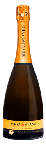 Sekt Cuvée Brut, ročník 2016 Mrva & Stanko šumivé víno, obj. 0,75 L., Alk. 12 % obj.
