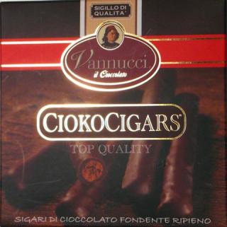 VYPREDANÉ - CIOKOCIGARS Čokoládové cigary Vannucci čokoláda Taliansko 65g
